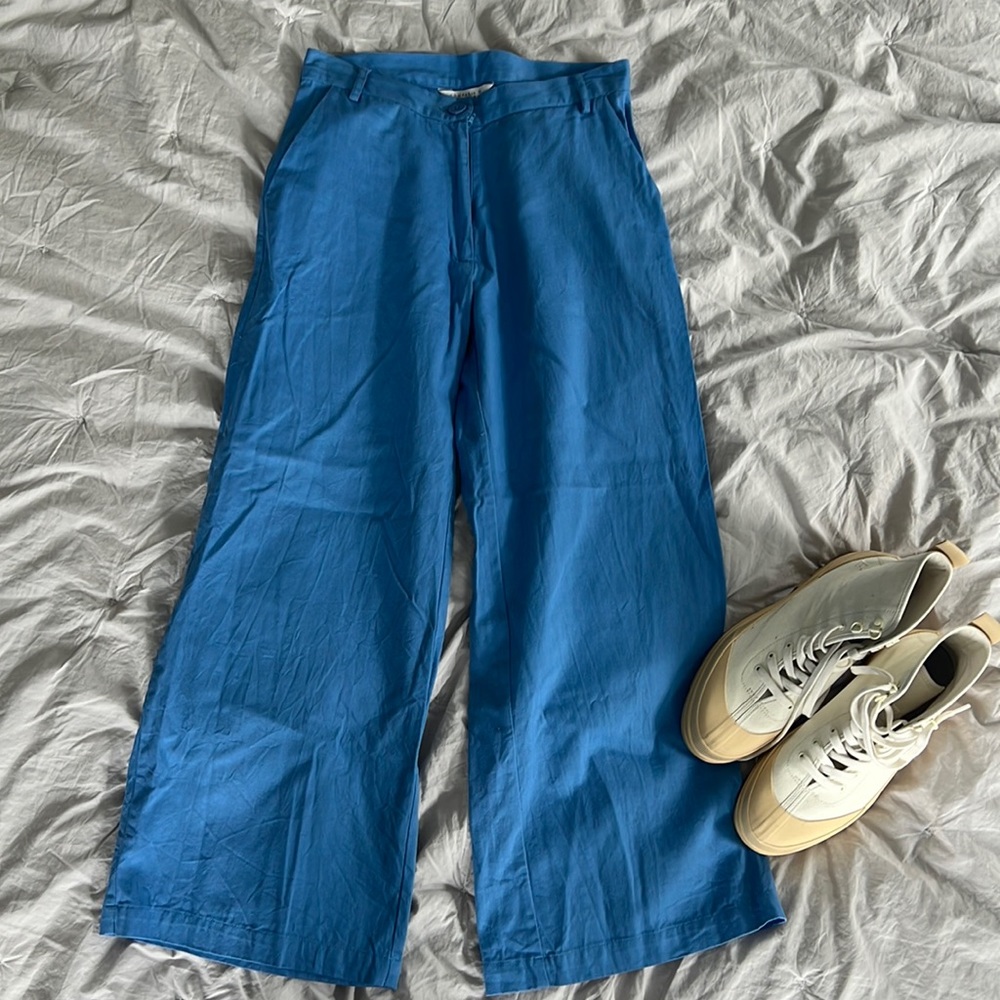 Wide leg pants by compania fantastica size 6